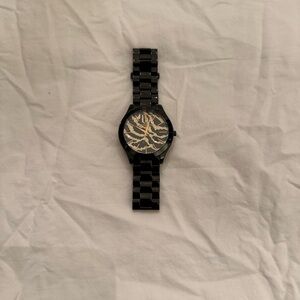 Michael Kors Slim Runway Rose Gold Black Zebra Dial MK3316